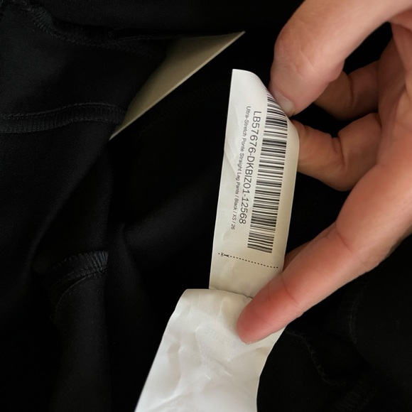 Quince Ultra Stretch Ponte Straight Leg Pants Trousers Women Size XS Black New - Picture 16 of 16